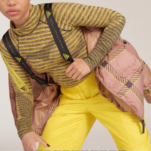 ADIDAS BY STELLA MCCARTNEY SHORT PADDED PRINTED WINTER JACKET - Picture 3 of 9